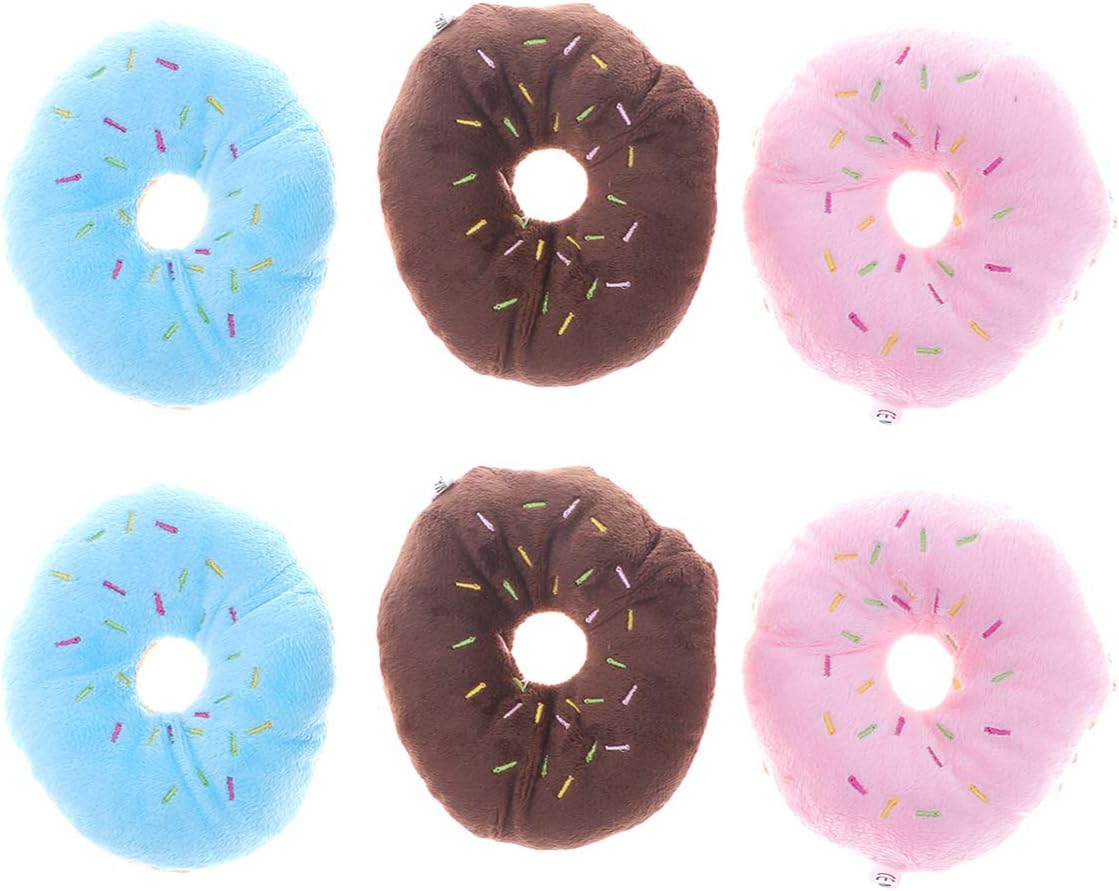 Soft Donut Dog Toy